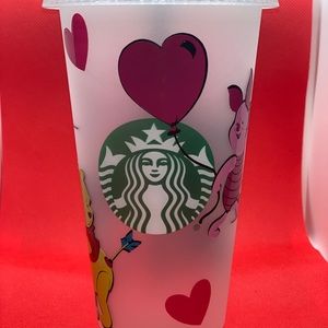 Winnie the Pooh Valentines Starbucks Cup